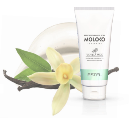 Estel Moloko botanic Гель для душа «Взбитые сливки», 200 мл фото